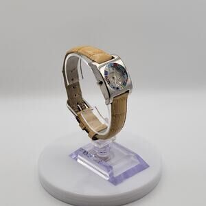 Antica Murrina Queen Italian Murano Glass Mosaic Dial Square Watch New Battery